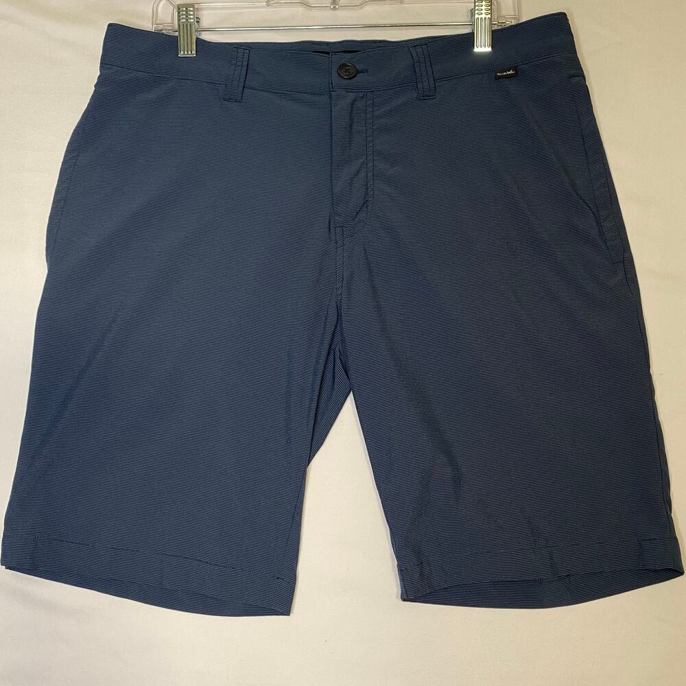 Travis Mathew Men's 34 Carlsbad Golf Shorts Blue Indigo Athleisure Performance